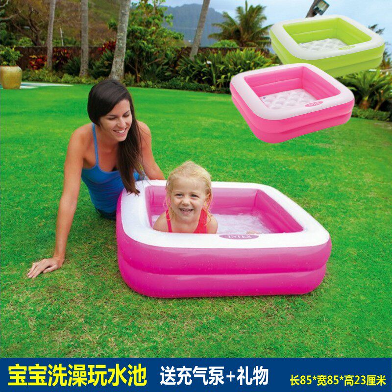 加厚充气浴盆柔软小孩钓鱼池