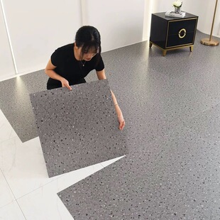 地毯纹片材加厚耐磨防水地板革商用地砖面翻新店铺pvc塑胶地板贴