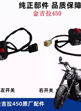 奔达金吉拉BD450摩托车左右手把开关总成喇叭键按钮控制闸把原厂