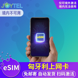 【eSIM】匈牙利电话卡虚拟手机卡5G/4G高速流量欧洲多国旅游上网
