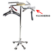 店衣架展示架挂衣服架子带滚轮货架正挂侧挂 服装 风车服装 架