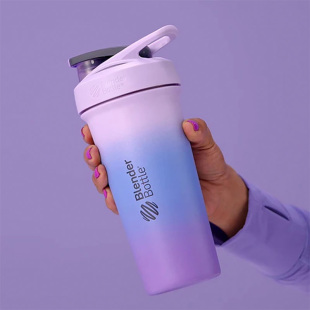 BlenderBottle不锈钢摇摇杯蛋白粉奶昔运动水杯女 健身杯子保温杯