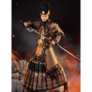 2026盔甲汉服铠甲男女鱼鳞甲分子锁护腕护臂搭配飞鱼服中国甲胄将