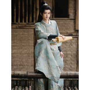 2026原创汉服男装新款唐制圆领袍织金中国风气质春夏季日常款古装