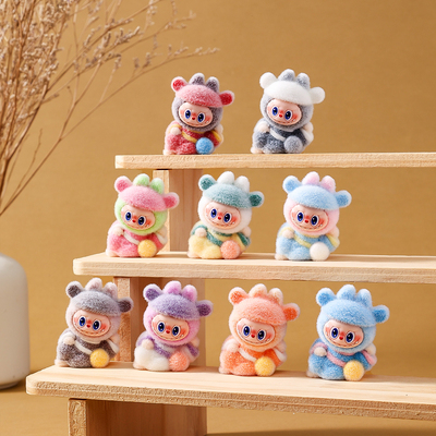 可爱植绒国风江湖小兔公仔桌面摆件钥匙扣配件直播对对碰盲袋批发