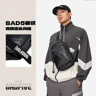 李宁正品 百搭舒适斜挎包ABDU097 反伍BADFIVE篮球系列男女同款 经典