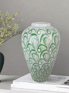 高温陶瓷花瓶插花桌面装饰摆件