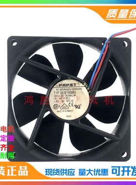 PAPST TYP 3412 NGMV 9025 12V 2W 167mA 9厘米 机箱静音散热风扇