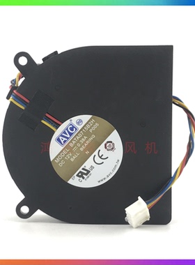 AVC BATA0715B2H 12V 0.38A 7515 4线 一体机涡轮鼓风机散热风扇