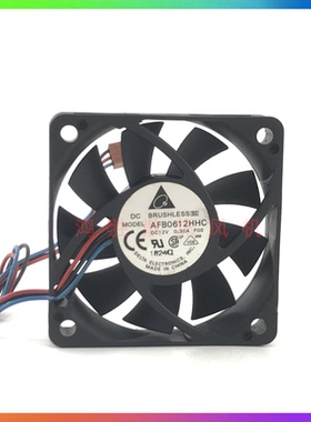全新台达 AFB0612HHC DC12V 0.3A 6015 6厘米CPU机箱静音散热风扇