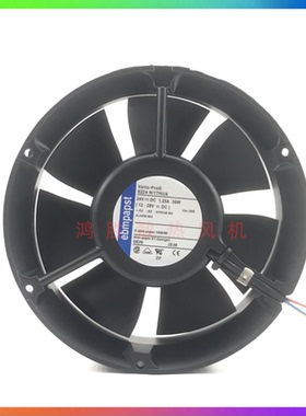 ebmpapst 6224N/17HUA 24V 1.25A 30W 17251全圆型变频器散热风扇