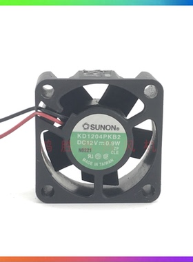 KD1204PKB2 4020 12V 0.9W 4CM/厘米 交换机静音散热风扇