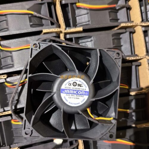JAMICON全新KF0938B1HA-R DV12V0.84A 机箱散热风扇9㎝