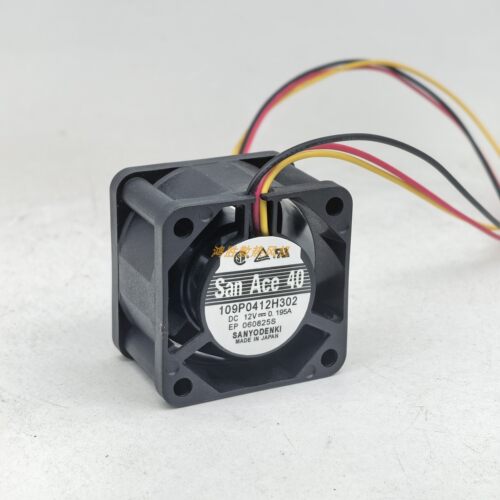 全新三洋San Ace 109P0412H302 DC12V 0.195A投影仪散热风扇4028