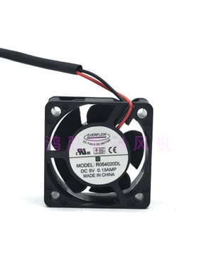 EVERFLOW R054020DL 4020 DC5V 0.13A CPU电源交换机静音散热风扇