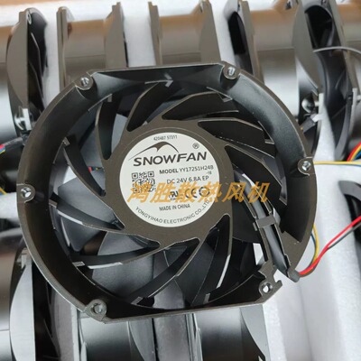 SNOWFAN全新现货YY17251H24B DC24V 6.8A 轴流风扇工业散热风扇