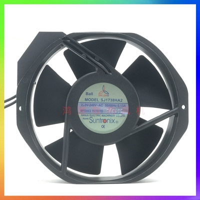 SANJUN三巨SJ1738HA2 220V-240V 0.13A 17238 滚珠 机柜散热风扇