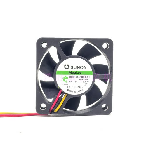 KDE1205PHV3-6H 5015 12V 0.5W 5厘米 磁悬浮静音电源散热风扇