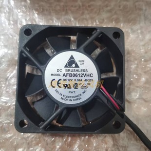 台达 0.36A DC12V 3线变频器散热风扇 AFB0612VHC