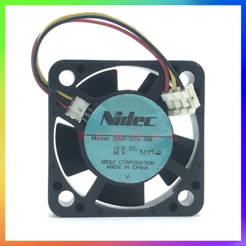 NIDEC D04X-12TH 35B 4010 12V 0.06A 4cm 双滚珠静音散热风扇