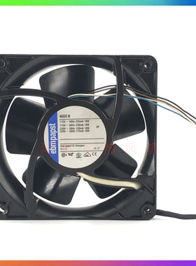 EBMPAPST 4660N 12038 115V/230V 19W/18W耐高温金属机箱散热风扇