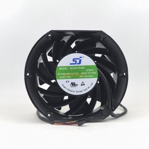 全新原装SJ风机SC481751BH/BH2 48V2.7A大风量变频器散热风扇17CM