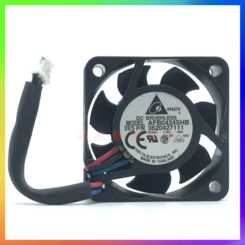 全新台达 AFB0424SHB 24V 0.18A 4015 静音双滚珠变频器散热风扇