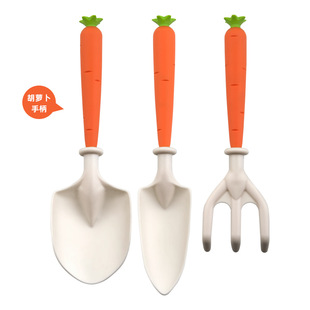 儿童种植挖土挖沙赶海小盆栽蔬菜种子幼儿园户外玩具小铲子耙子