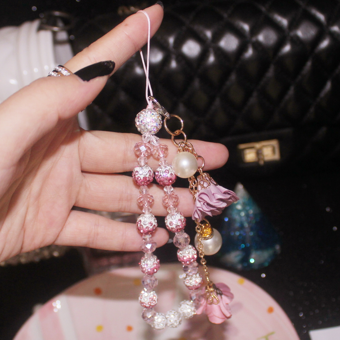 苹果手机挂链U盘可爱吊坠挂绳