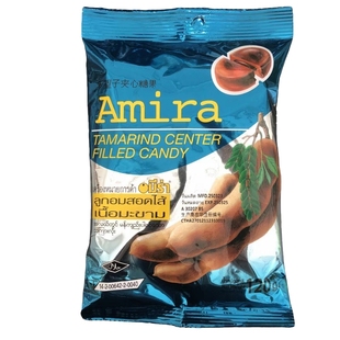 120g泰国进口Amira牌罗望子夹心酸子糖果泰国风味开胃零食酸角糖
