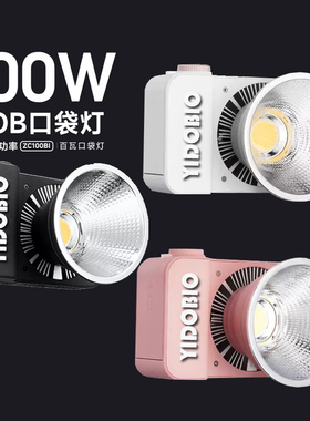 (新品）影多宝大功率ZC-100BI直播补光灯摄影常亮灯拍照打光双色