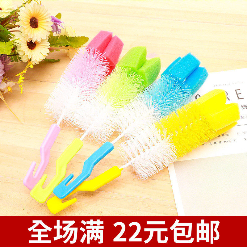 奶瓶刷子清洁刷婴儿童用海绵360度旋转长柄家用小杯刷多功能创意|ruв категории подгузник/шампунь/вскармливать/тележка кроватью, рожок/рожок, связанных, бутылка кисти/сосок кисти - от Buy2taobao.com для оказания профессиональной услуги покупки агента Taobao