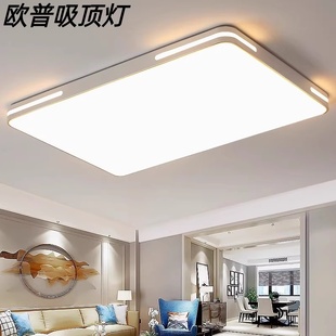 欧普吸.顶灯2025年新款客厅灯大灯简约现代大气卧室灯led吸顶灯具