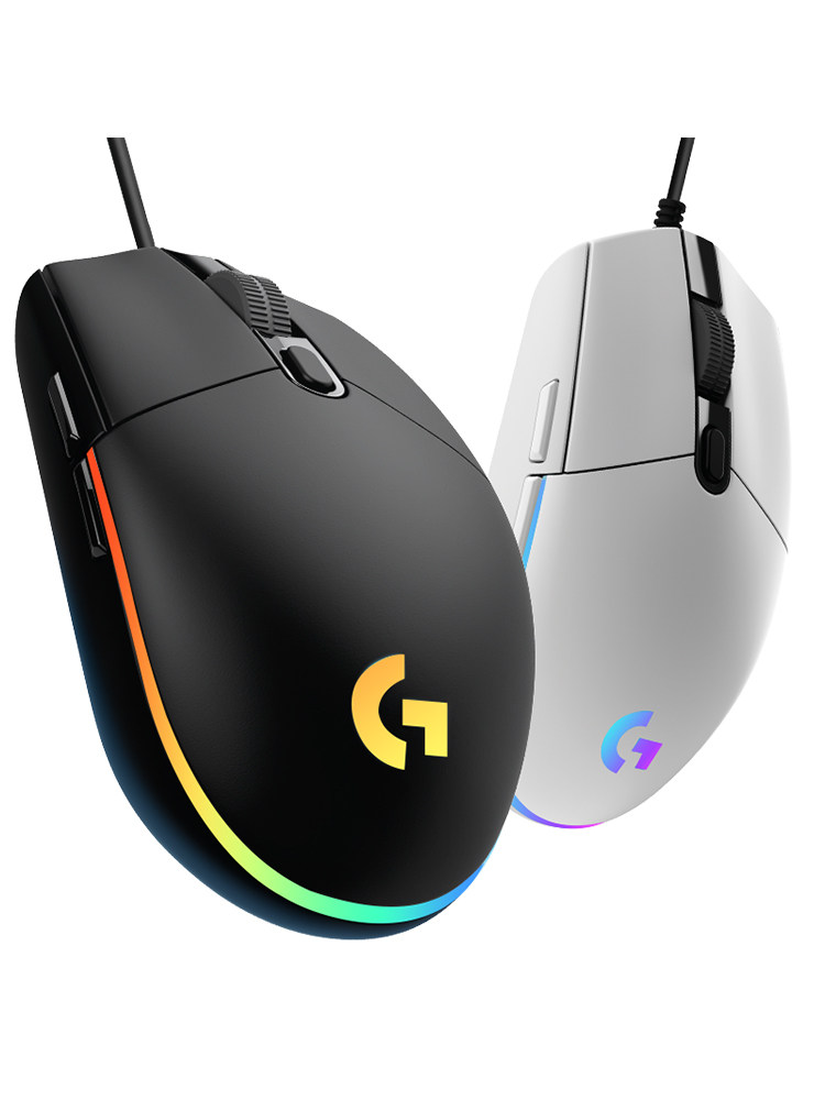 NATIONAL LOGITECH G102 2세대 유선 게이밍 마우스 RGB 스 트리머 조명 효과 E-스포츠 노트북 데스크탑 마우스
