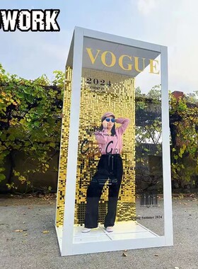 电话亭芭比盒网红街打卡拍照道具