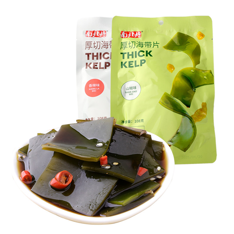 南北特厚切海带片手撕素牛排大豆蛋白制品即食网红休闲零食清货