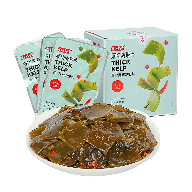 南北特厚切海带片手撕素牛排大豆蛋白制品即食网红休闲零食清货