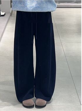 【商场同款】MM麦家2025秋冬季节新款藏青休闲裤子长裤4GA151791