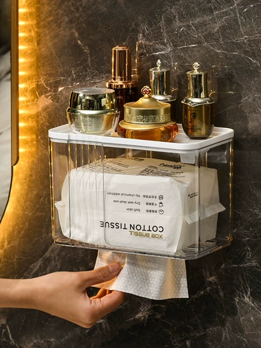 Коробка для тканей для ванной комнаты туалетная бумага для туалетной бумажной коробки дома -Бесплатная креативная водонепроницаем