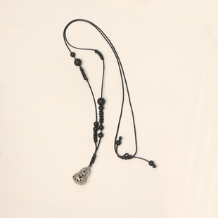 铜吊坠 Y【叭哒不惑】雕花葫芦吊坠女时尚百搭复古挂脖项链