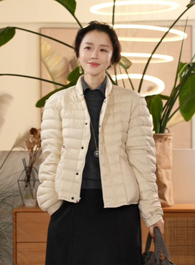 X【叭哒不惑】商旅之行 鹅绒立领宽松休闲百搭外套羽绒服