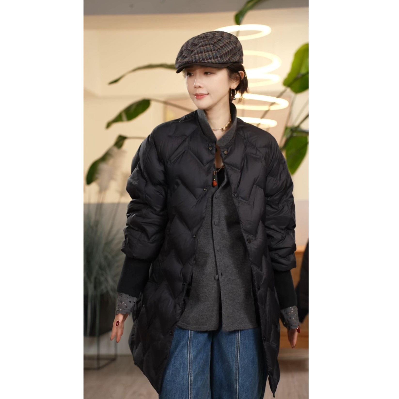 轻薄羽绒服女宽松百搭上衣