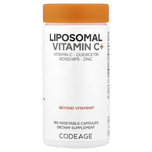 CODEAGE维生素C+胶囊美国进口180粒花青素锌营养补充剂