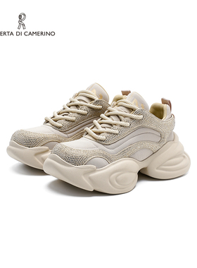 Roberta诺贝达女鞋商场同款轻奢水钻休闲老爹鞋RC245803