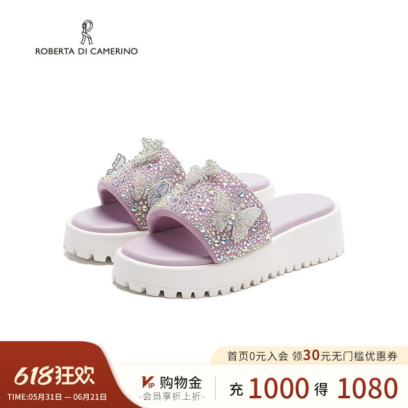诺贝达2025夏季新款时尚百搭厚底经典休闲凉鞋沙滩凉鞋RM257503