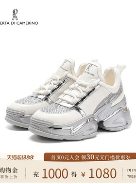 诺贝达厚底时尚休闲女鞋秋新个性拼色ins潮休闲老爹鞋RCA245920