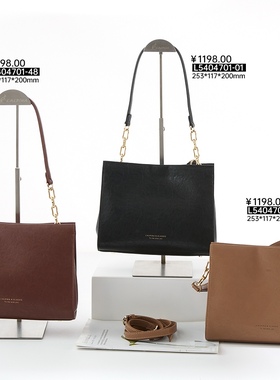 袋鼠专柜新款真皮单肩斜挎休闲气质百搭腋下包高级感百搭时尚女包