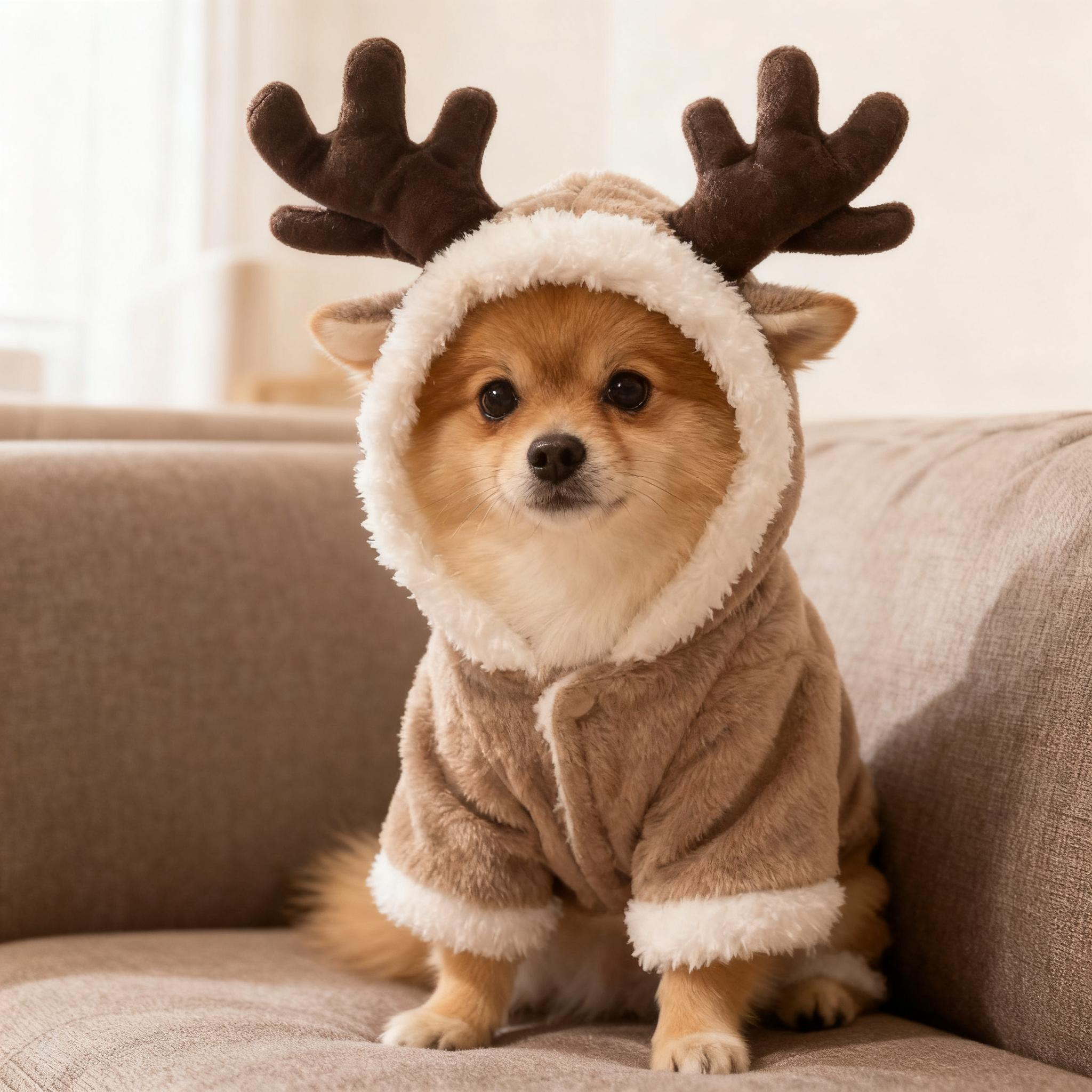 秋冬狗狗衣服保暖加绒加厚小狗变身装泰迪柯基宠物猫咪圣诞节服饰