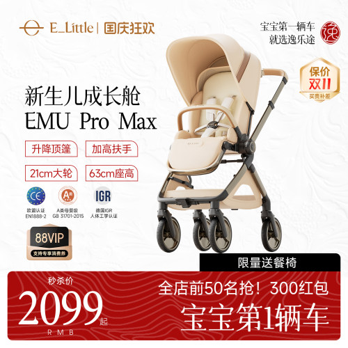 升降顶篷 21cm大轮 加宽加高扶手 63cm坐高