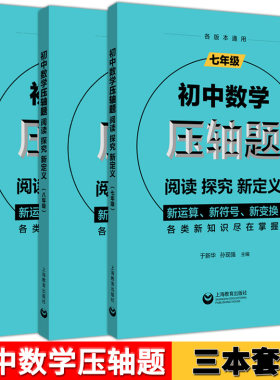 初中数学压轴题阅读探究新定义七八九年级全套于新华孙现强初中数学刷题解题技巧大全初一初二初三基础知识中考数学十六讲总复习